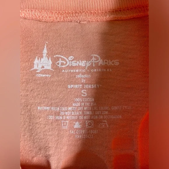 Disney Parks Walt Disney World Spirit Jersey Rose Gold with Gold Glitter - Picture 5 of 11